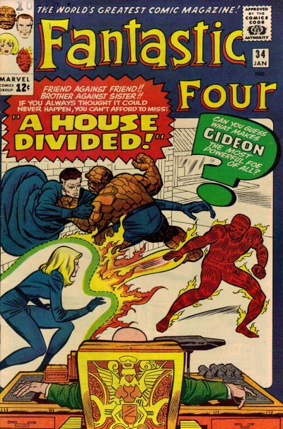 Photo:  Fantastic Four 34, January 1965